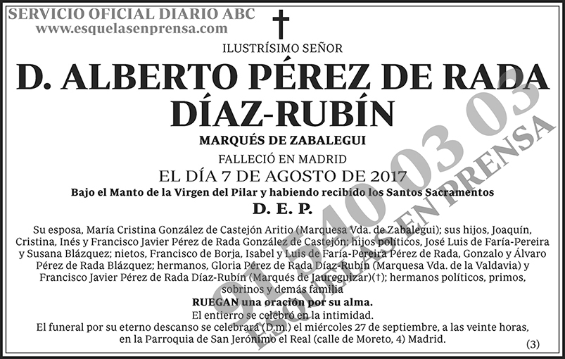 Alberto Pérez de Rada Díaz-Rubín